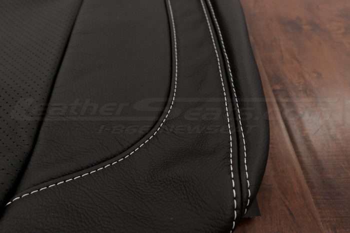 16-21 Nissan titan Leather Kit - Black - Side Double Stitching