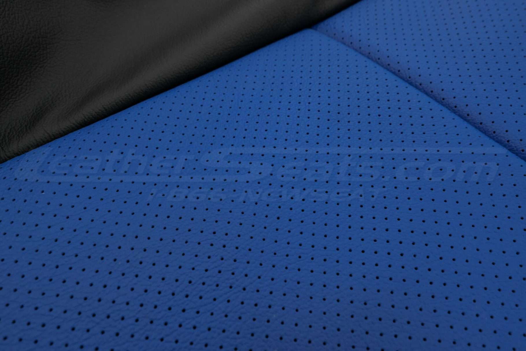 Chevrolet SSR Upholstery Kit - Black & Cobalt - Perforation