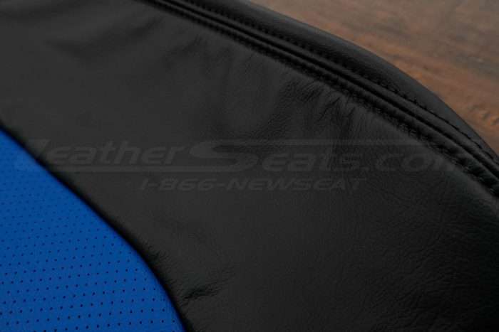 Chevrolet SSR Upholstery Kit - Black & Cobalt - Stitching & Perforation view