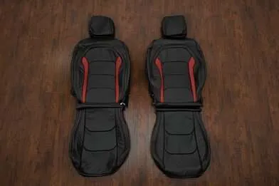 16-21 Chevrolet Camaro Upholstery Kit - Black & Red - Featured Image