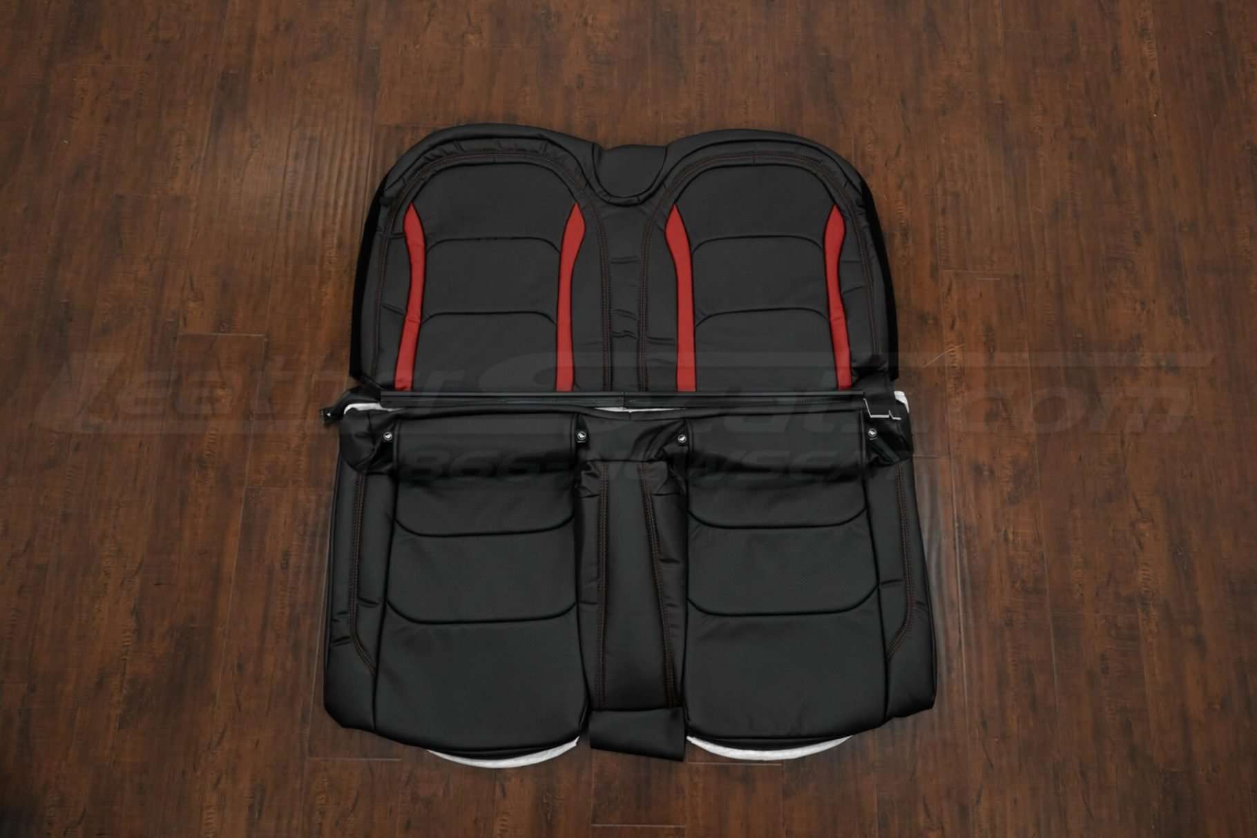16-21 Chevrolet Camaro Upholstery Kit - Black & Red - Rear seat upholstery