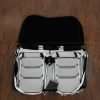 16-21 Chevrolet Camaro Upholstery Kit - Black & Red - Back view of rear seats