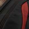 16-21 Chevrolet Camaro Upholstery Kit - Black & Red - Red double-stitching close-up