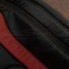 16-21 Chevrolet Camaro Upholstery Kit - Black & Red - Side double-stitching close-up