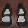 04-06 Pontiac GTO Leather Kit - Ecstasy Black - Back side of front seats