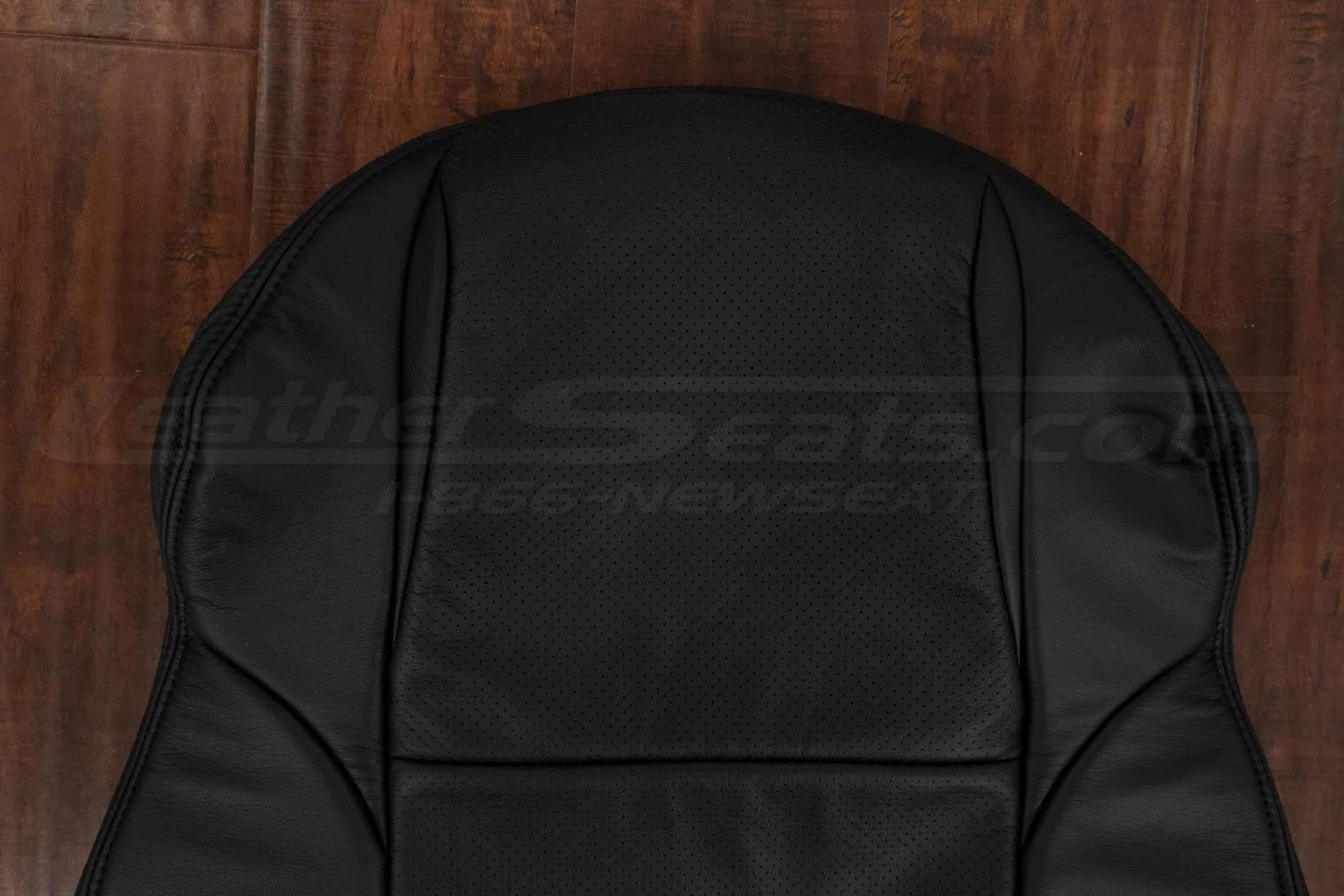 04-06 Pontiac GTO Leather Kit - Ecstasy Black - Top backrest insert & perforation