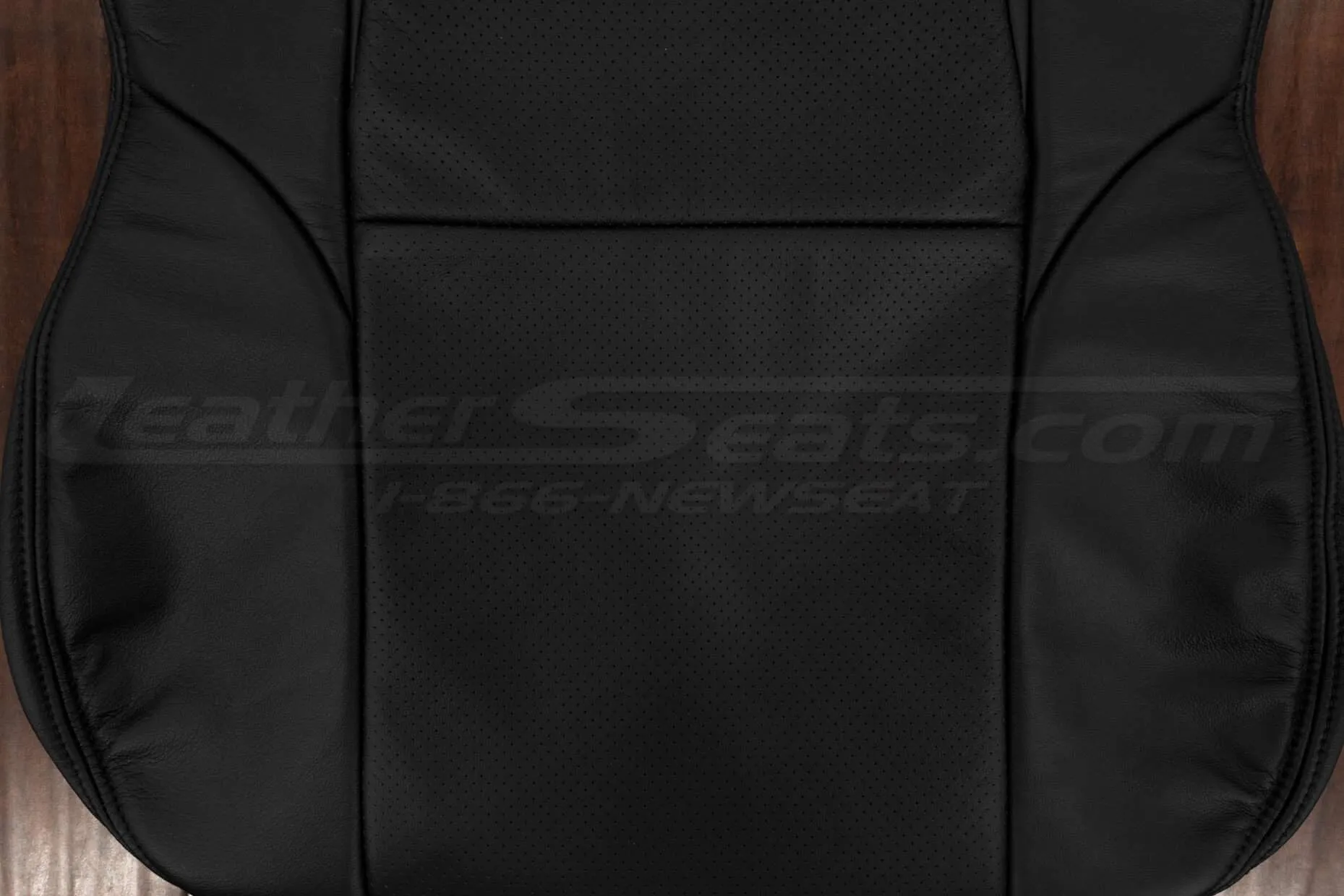 04-06 Pontiac GTO Leather Kit - Ecstasy Black - Backrest bottom insert and perforation