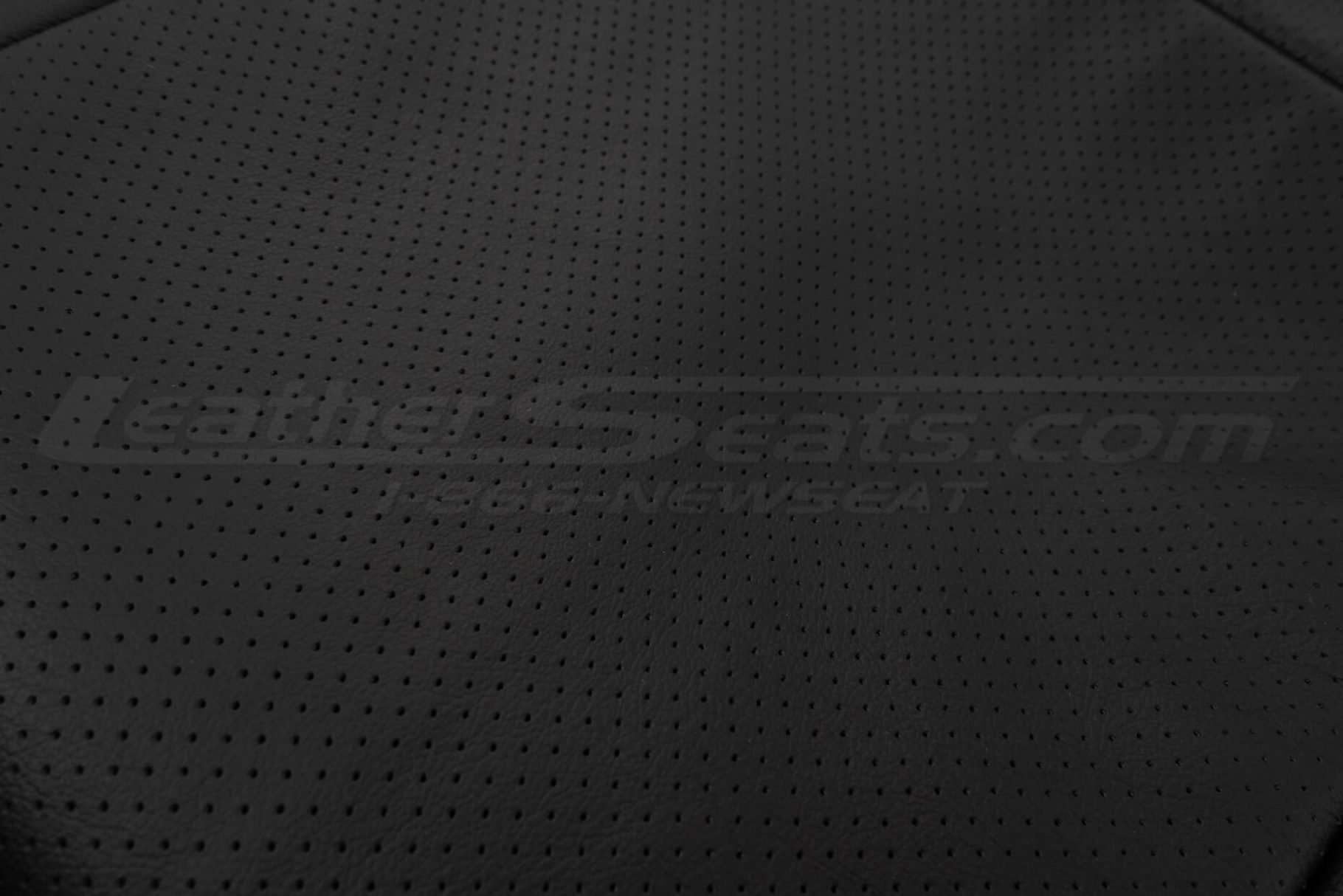 04-06 Pontiac GTO Leather Kit - Ecstasy Black - Perforation close-up