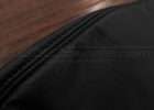 04-06 Pontiac GTO Leather Kit - Ecstasy Black- Side double stitching close-up