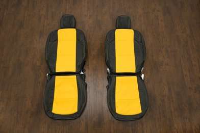 2018-2021 Jeep Wrangler Upholstery kit - Black & Velocity Yellow - Featured Image