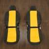 2018-2021 Jeep Wrangler Upholstery kit - Black & Velocity Yellow - Front seats