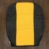 2018-2021 Jeep Wrangler Upholstery kit - Black & Velocity Yellow - Front backrest
