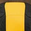 2018-2021 Jeep Wrangler Upholstery kit - Black & Velocity Yellow - Upper section of backrest