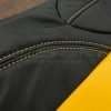 2018-2021 Jeep Wrangler Upholstery kit - Black & Velocity Yellow - Double-stitching close-up