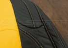 2018-2021 Jeep Wrangler Upholstery kit - Black & Velocity Yellow - Side stitching