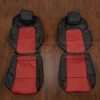 Pontiac G8 Leather Kit - Black & Red - Front Seat Upholstery
