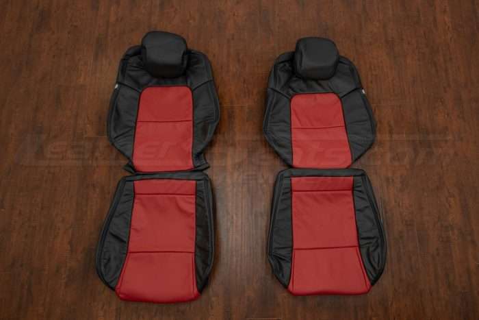 Pontiac G8 Leather Kit - Black & Red - Front Seat Upholstery