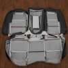 Pontiac G8 Leather Kit - Black & Red - Back view of rear seats