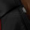 Pontiac G8 Leather Kit - Black & Red - Side double-stitching with airbag tag
