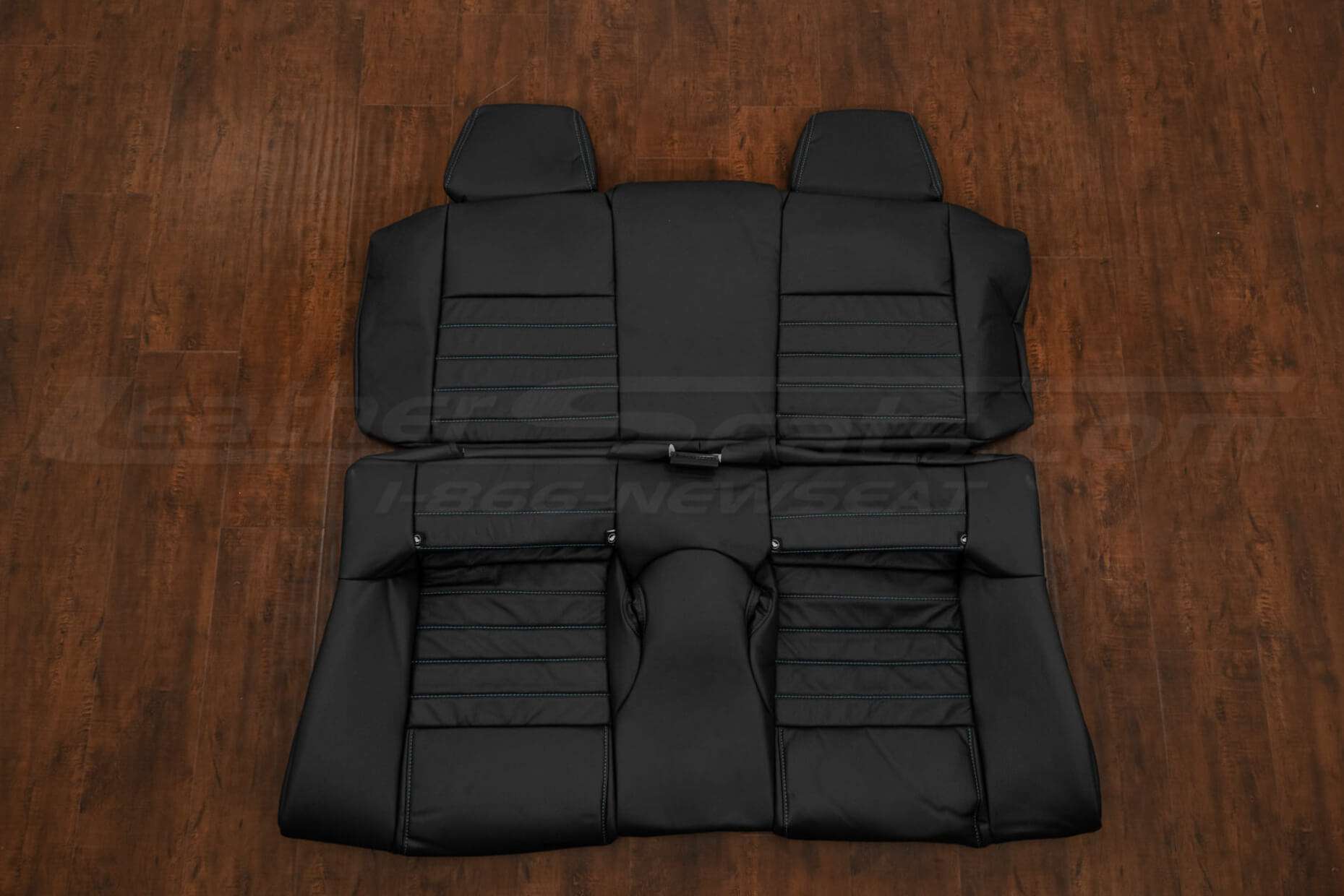 13-14 Ford Mustang Upholstery Kit - Black - Rear Seats