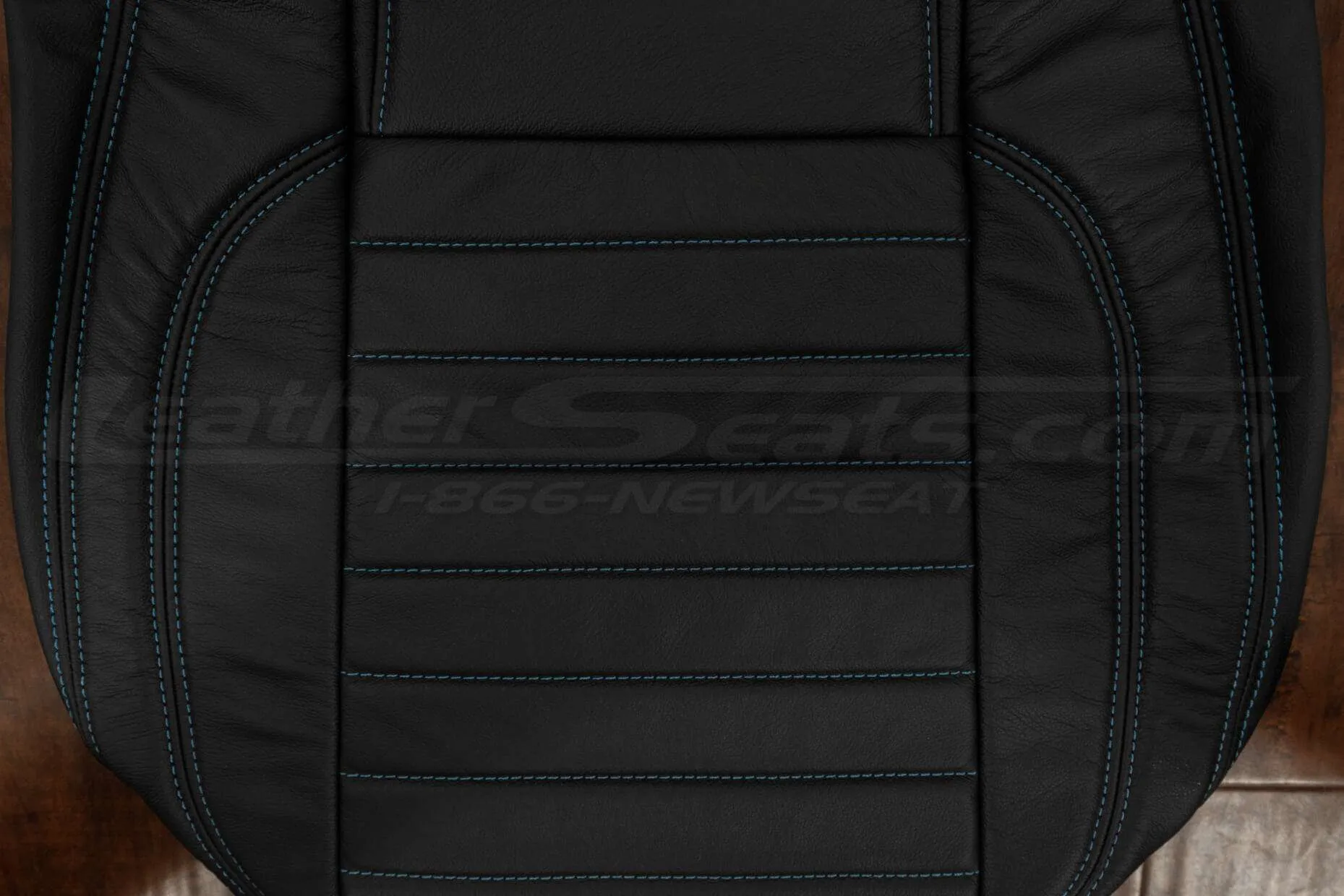 13-14 Ford Mustang Upholstery Kit - Black - Backrest inserts & stitching