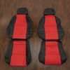 04-06 Pontiac GTO Leather Kit - Black & Bright Red - Front seat upholstery