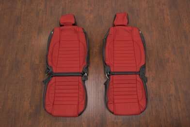 10-14 Ford Mustang Upholstery Kit - Black & Red - Featured Image