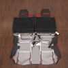 10-14 Ford Mustang Upholstery Kit - Black & Red - Back view of rear seats