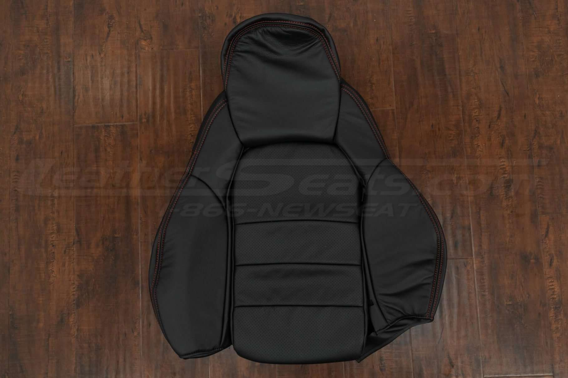 Chevrolet Corvette Leather Kit - Black - Backrest & Headrest upholstery