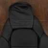 Chevrolet Corvette Leather Kit - Black - Headrest and top insert