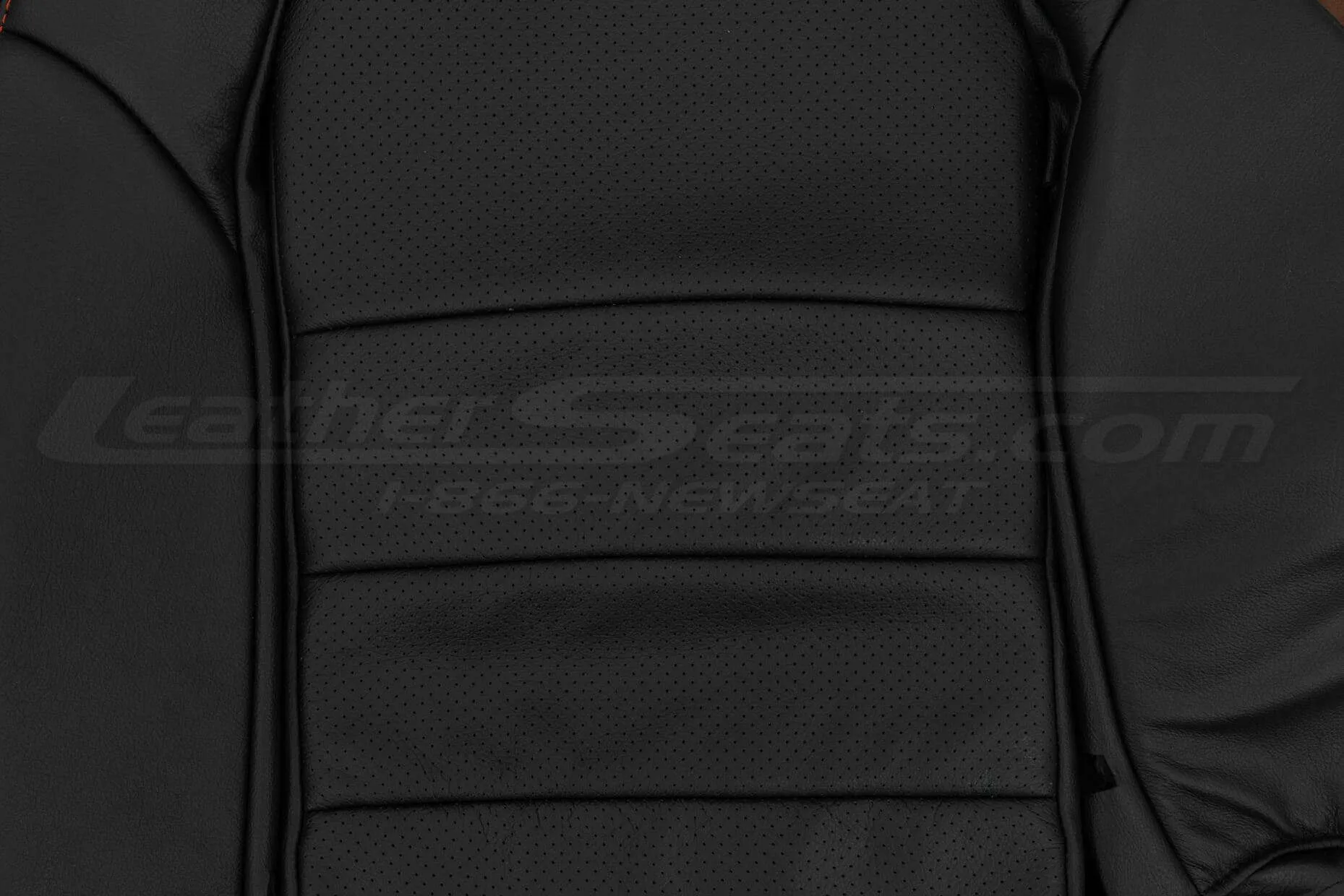 Chevrolet Corvette Leather Kit - Black - Perforated insert