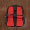 Chevrolet Camaro Leather Kit - Black & Bright Red - Rear seat upholstery