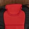 Chevrolet Camaro Leather Kit - Black & Bright Red - Upper section of front backrest