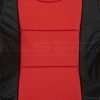 Chevrolet Camaro Leather Kit - Black & Bright Red Backrest inserts and perforation