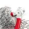 Bag of hog-rings and loaded hog ring pliers