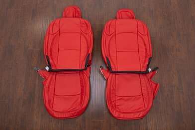 Jeep Wrangler Leather Kit - Bright Red