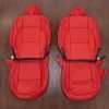 Jeep Wrangler Leather Kit - Bright Red - Front Seat Upholstery