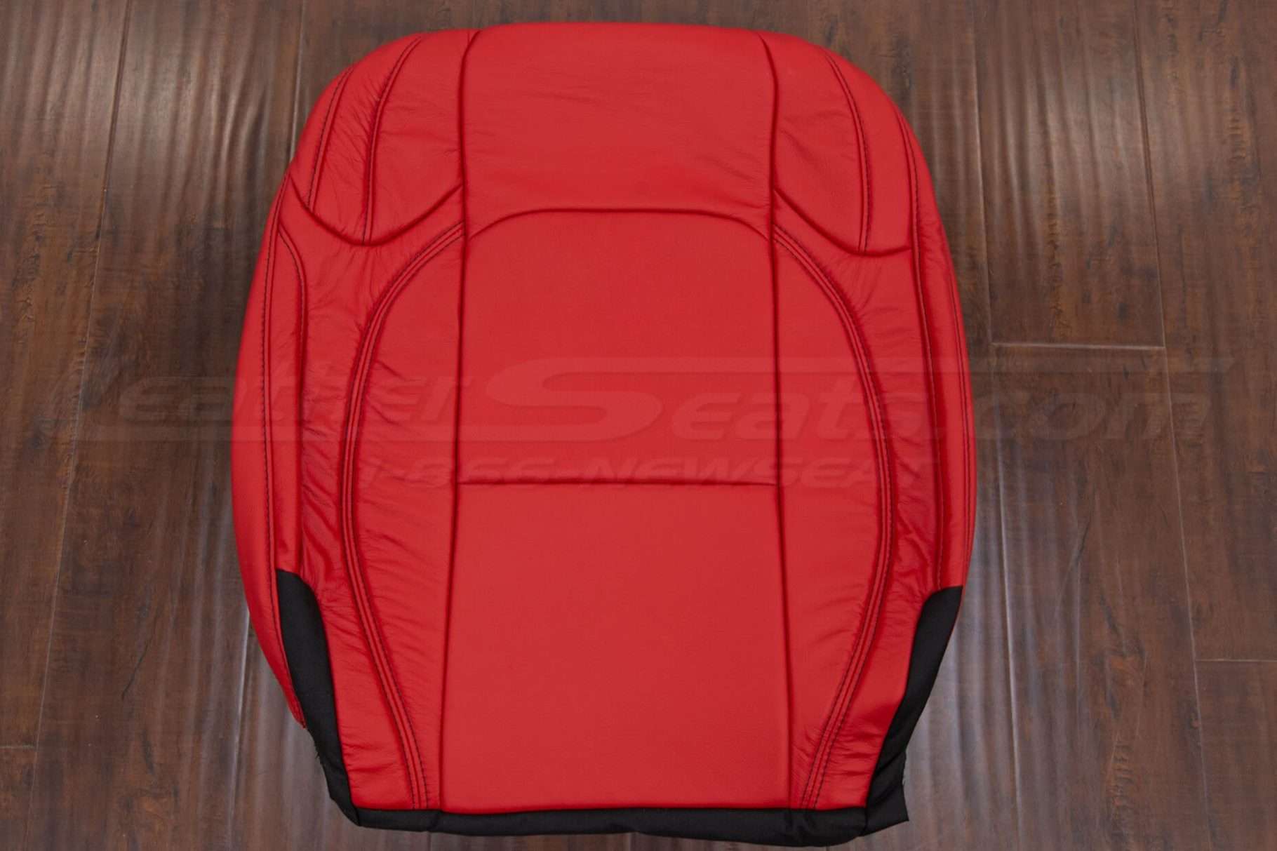 Front backrest upholstery