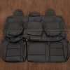 Chevrolet Silverado Leather Kit - Black - Rear seat upholstery w/ armrest