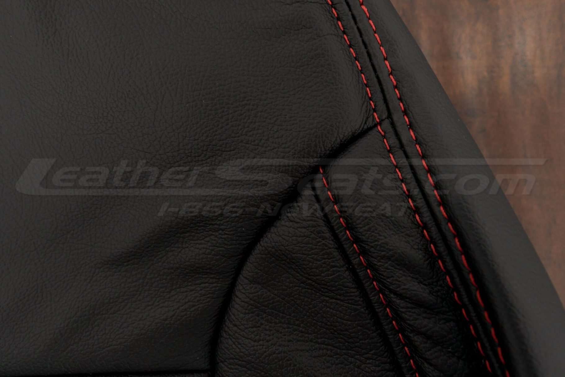 Bright Red double-stitching