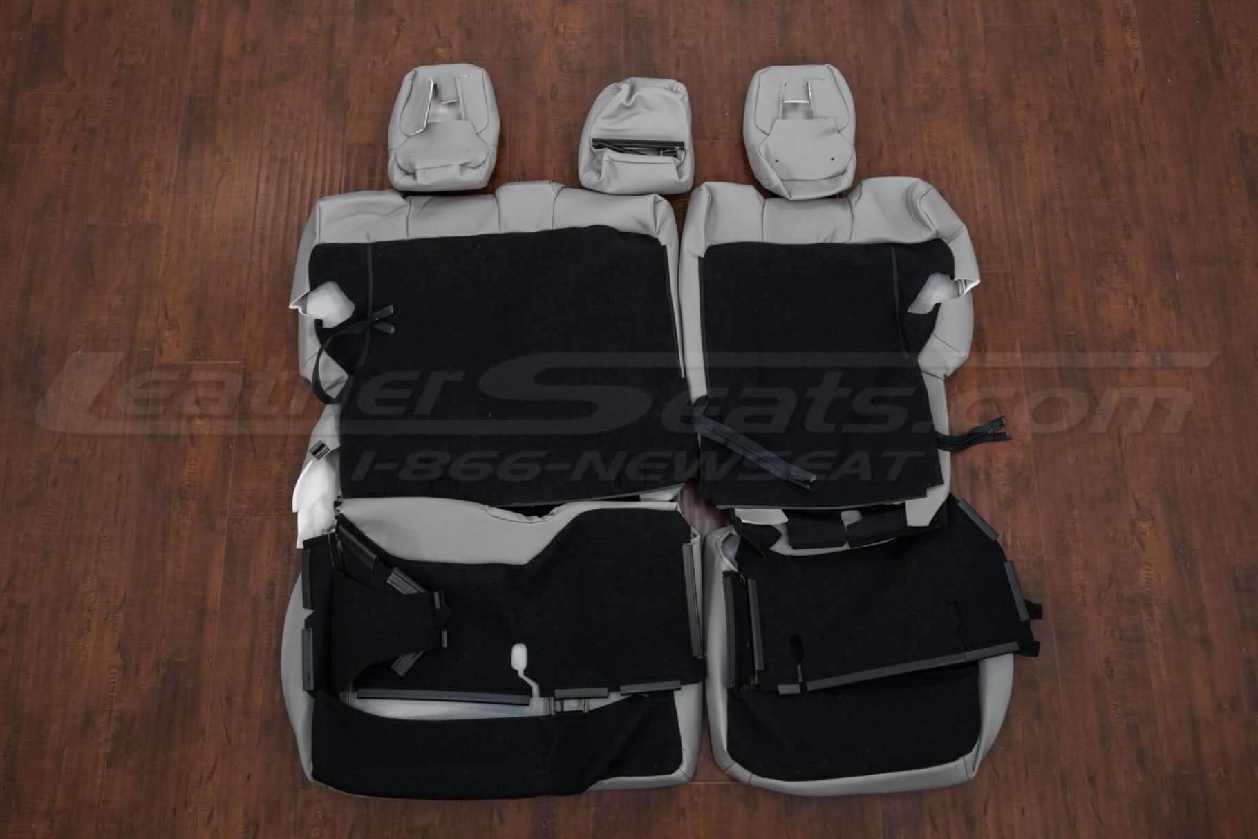 Back view of rear seats