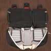 Back view of rear seats