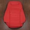 Front backrest upholstery