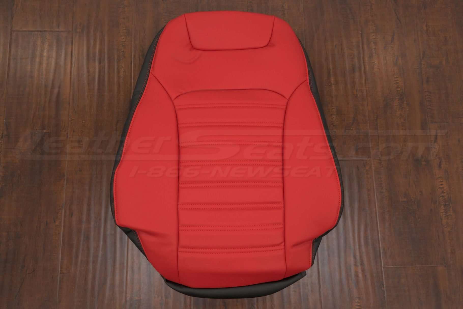 Front backrest upholstery