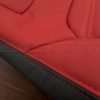 Side bright red double-stitching