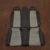 Honda Civic Leather Kit - Black & Ash - Rear seat upholstery