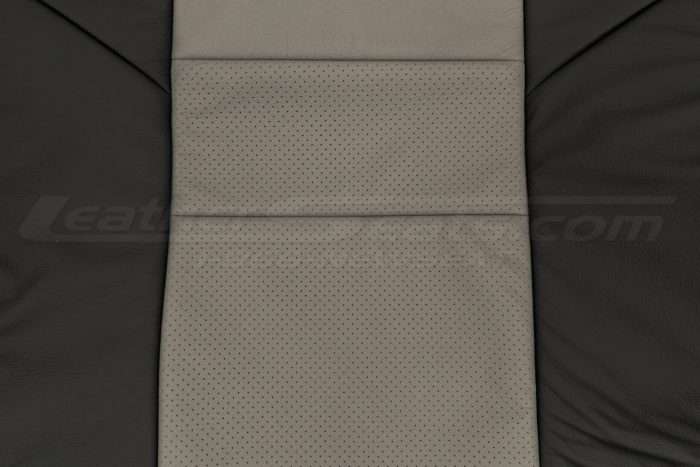Honda Civic Coupe Leather Kit - Black & Ash -Perforated Insert