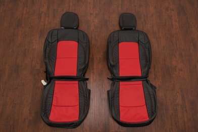 Jeep Wrangler JL Black & Bright Red Upholstery Kit - Featured Image