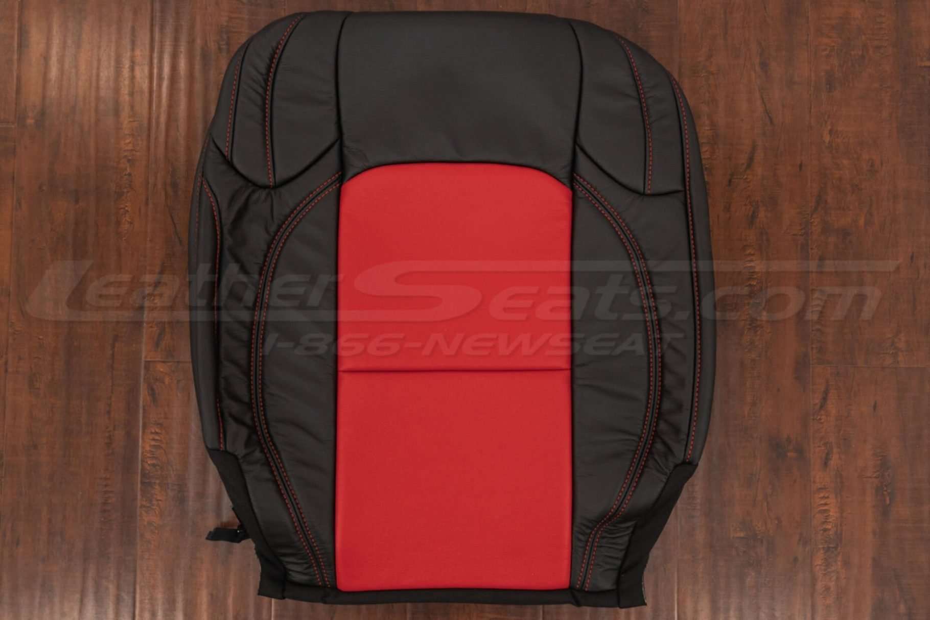 Front backrest upholstery