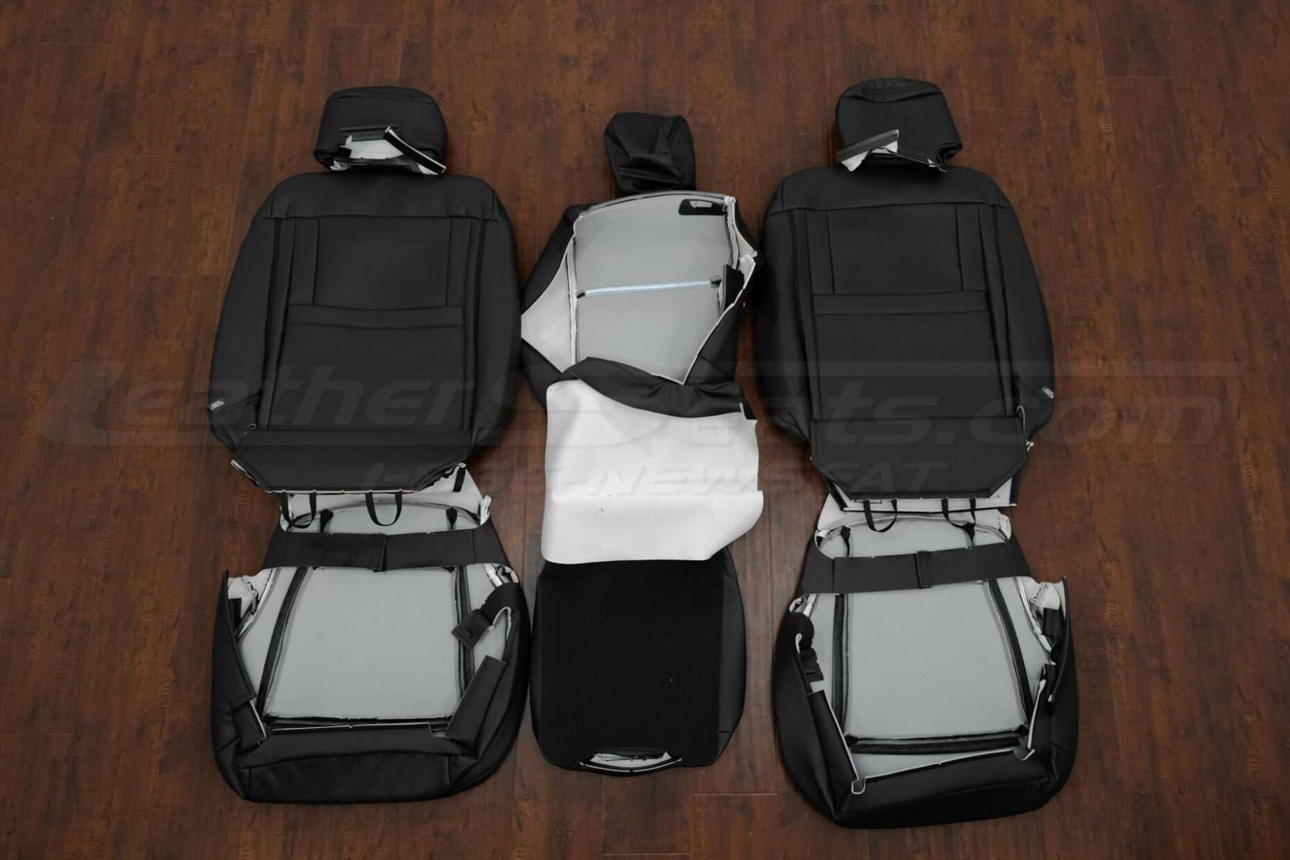 Back view of front 40/20/40 seats